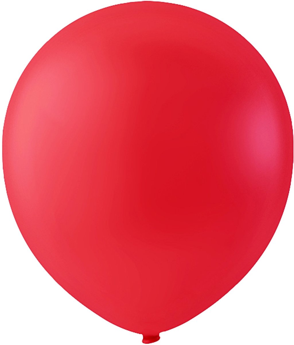 Ballonnen, rood, d: 23 cm, rond, 10stuks [HOB-59168]